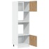 Armario microondas madera ingeniería roble artisan 60x57x207