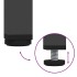 Mueble para TV acero laminado en frío negro 202x39x43,5