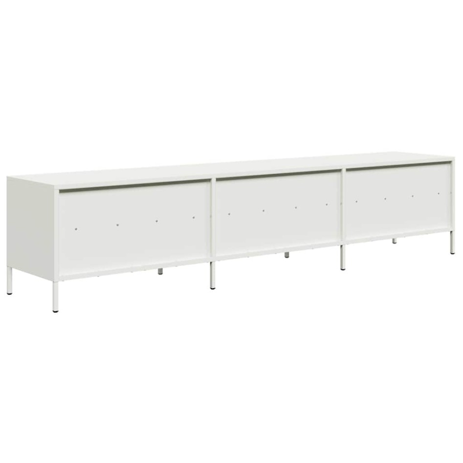 Mueble para TV acero laminado en frío blanco 202x39x43,5
