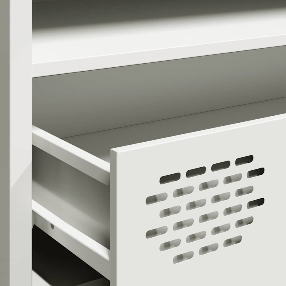 Mueble para TV acero laminado en frío blanco 202x39x43,5