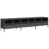 Mueble de TV acero laminado en frío antracita 202x39x43,5