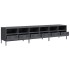 Mueble de TV acero laminado en frío antracita 202x39x43,5