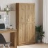 Aparador alto madera ingeniería roble artisan 82,5x30,5x185