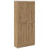 Aparador alto madera ingeniería roble artisan 82,5x30,5x185