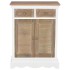 Aparador de madera maciza blanco 60x30x80