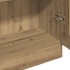 Aparador alto madera ingeniería roble artisan 82,5x30,5x185