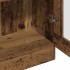 Aparador madera ingeniería madera envejecida 82,5x30,5x185
