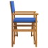 Silla de director plegable madera maciza de teca