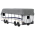 Cubierta de techo para caravana tela no tejida gris 900x300