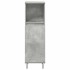 Set muebles de baño 2 piezas madera contrachapada gris