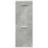 Set muebles de baño 2 piezas madera contrachapada gris