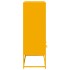 Aparador de acero amarillo mostaza 68x39x111,5