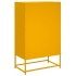 Aparador de acero amarillo mostaza 68x39x111,5
