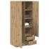 Armario de madera de ingeniería roble artesanal 80x52x180