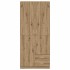 Armario de madera de ingeniería roble artesanal 80x52x180