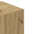 Armario de madera de ingeniería roble artesanal 80x52x180