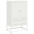 Aparador de acero blanco 68x39x111,5