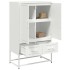 Aparador de acero blanco 68x39x111,5
