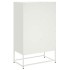 Aparador de acero blanco 68x39x111,5