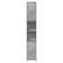 Set muebles de baño 2 piezas madera contrachapada gris