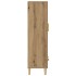 Aparador alto de madera contrachapada artesano