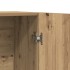 Aparador alto de madera contrachapada artesano