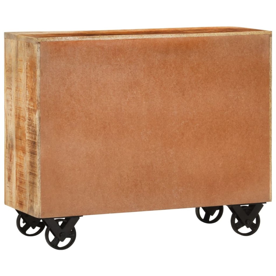 Aparador con 3 cajones madera maciza de mango rugosa