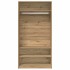 Armario de madera de ingeniería roble artesanal 100x50x200