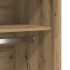 Armario de madera de ingeniería roble artesanal 100x50x200