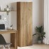 Aparador alto madera de ingeniería roble artisan 60x32x190