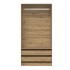 Armario de madera de ingeniería roble artesanal 100x50x200