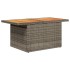 Set de muebles de jardín 6 pzas y cojines ratán sintético