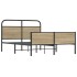 Estructura de cama sin colchón 120x190 cm madera roble