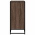Aparador madera ingeniería y metal marrón roble 68x35x76