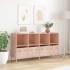 Aparador de acero laminado en frío rosa 135x39x73,5