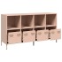 Aparador de acero laminado en frío rosa 135x39x73,5