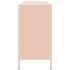 Aparador de acero laminado en frío rosa 135x39x73,5