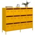 Aparador acero laminado en frío amarillo mostaza