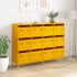 Aparador acero laminado en frío amarillo mostaza