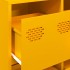 Aparador acero laminado en frío amarillo mostaza