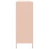 Aparador de acero laminado en frío rosa 135x39x103,5