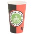Vasos de café de papel con tapa 1000 uds 16oz