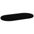 Tablero de mesa ovalado madera maciza de roble 120x60x4