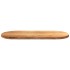 Tablero de mesa ovalado madera maciza de roble 140x60x4