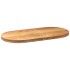 Tablero de mesa ovalado madera maciza de roble 100x50x4