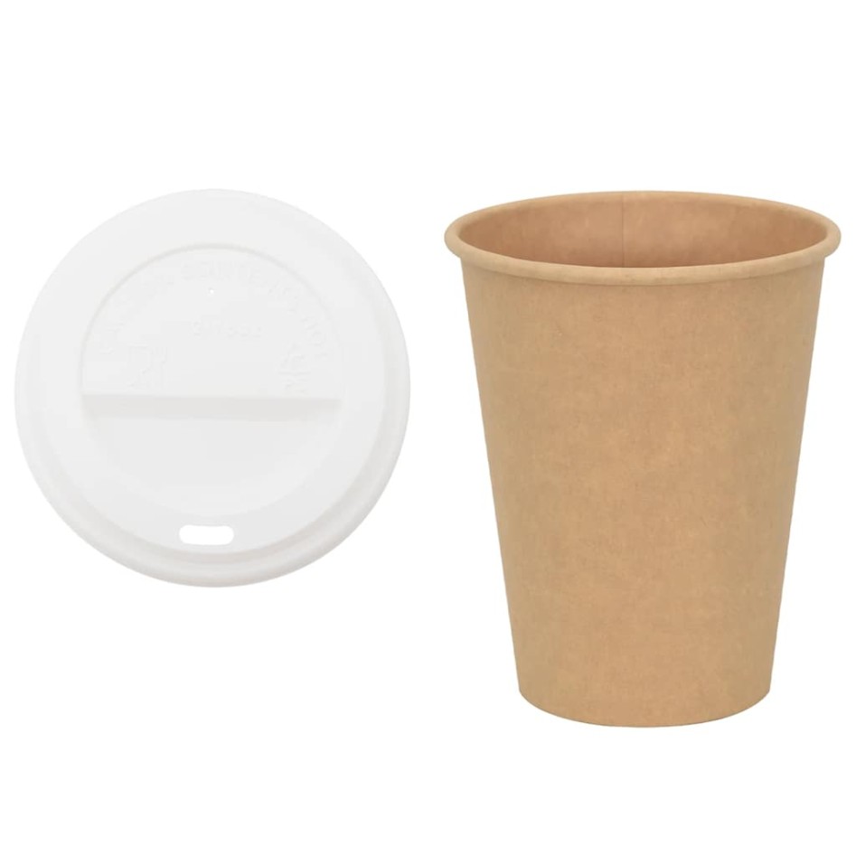 Vasos de café de papel con tapa 1000 uds 12oz