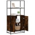Aparador alto madera de ingeniería y metal 68x35x139