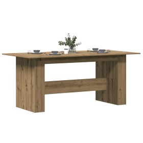 Mesa de comedor madera ingeniería roble artisan 180x90x76