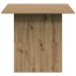 Mesa de comedor madera ingeniería roble artisan 180x90x76