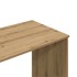 Escritorio de madera de ingeniería roble artisan 102x76x50